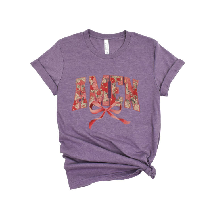 Women’s Floral Amen Tshirt