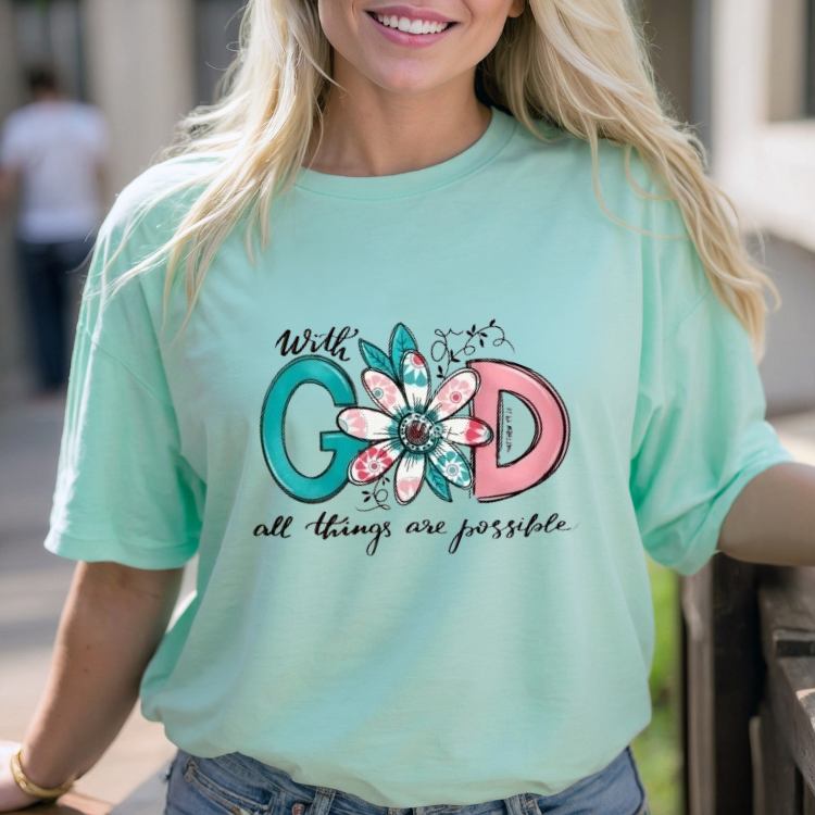 With God All Things are Possible Graphic Tee
