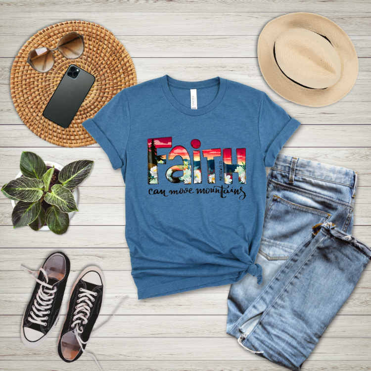 Faith Can Move Mountains Graphic Tee