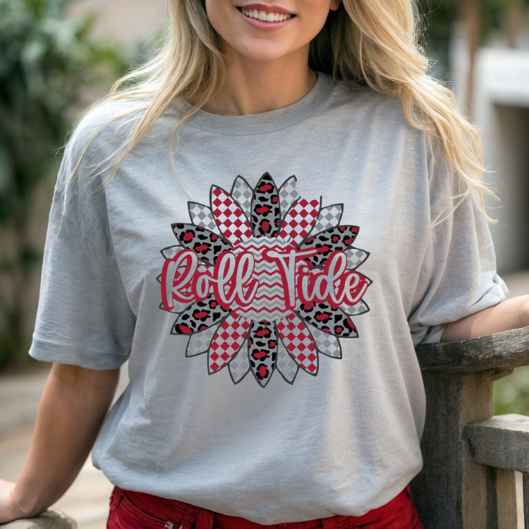 Women's Roll Tide Sunflower Sports T-Shirt