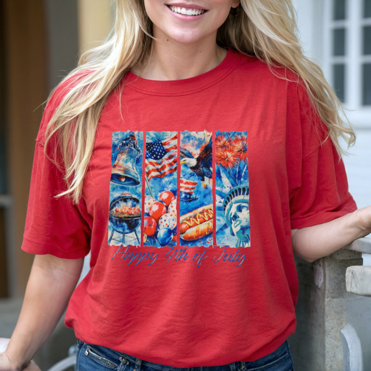 Happy 4th of July Graphic Tee