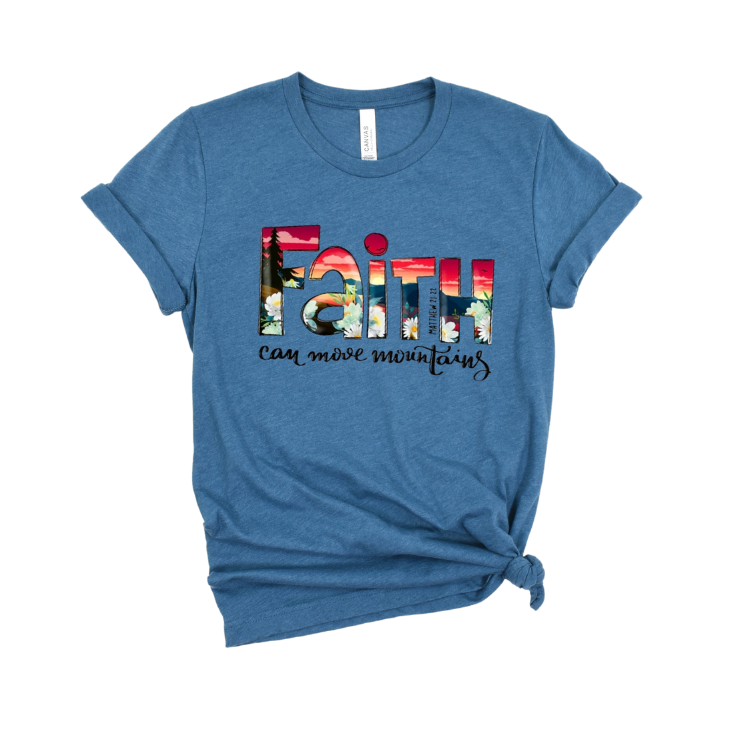 Faith Can Move Mountains Graphic Tee