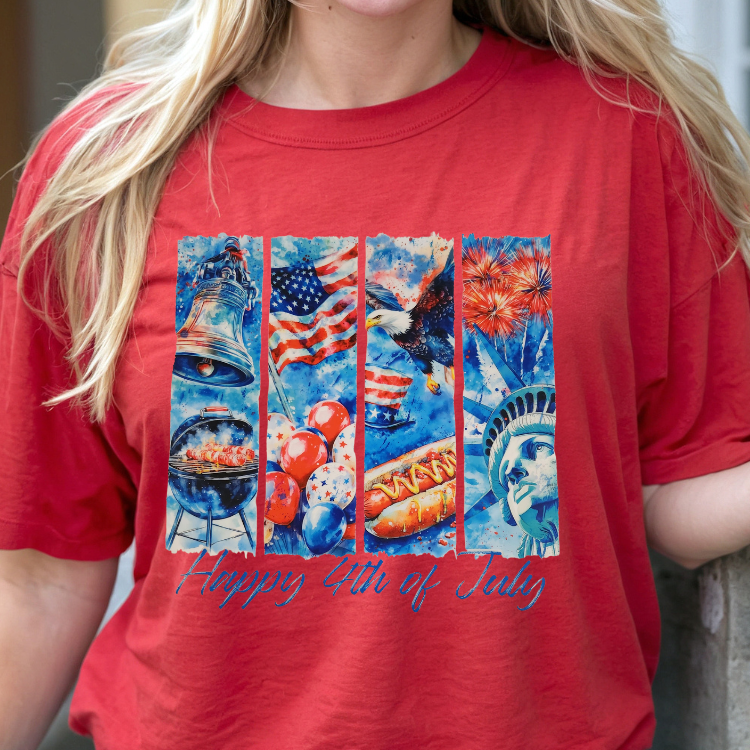 Happy 4th of July Graphic Tee