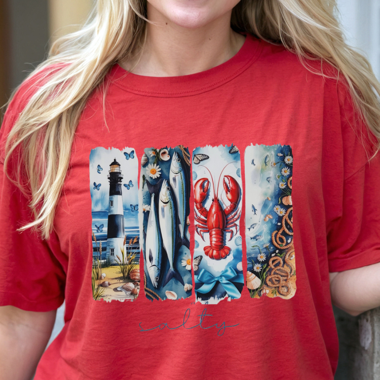 Summer Things Painted Salty Tee