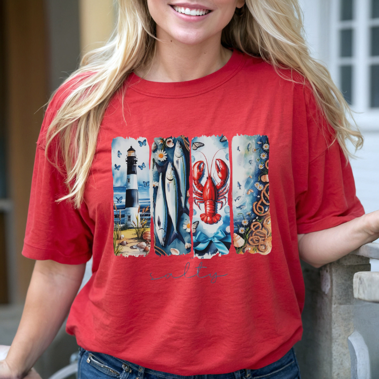 Summer Things Painted Salty Tee